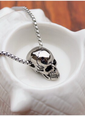 饰品欧美时尚钛钢男万圣节男士