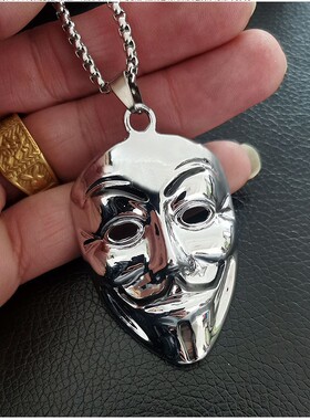 白色项链日韩风吊坠