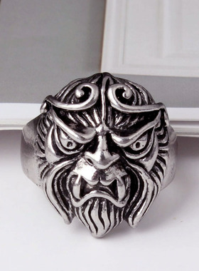 复古男士紧箍咒戒指