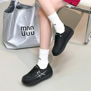 芭笛尔2026春新款阿甘鞋女百搭平底大码41休闲运动舒适女鞋69337