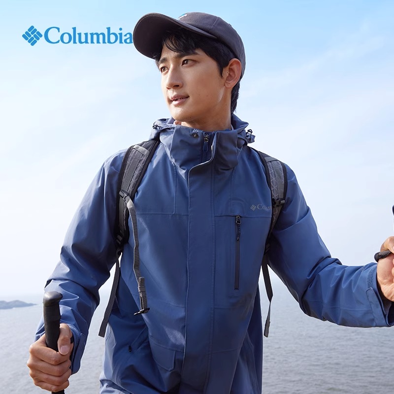 哥伦比亚防风可配内胆冲锋衣