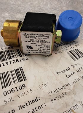 006109海宝等离子新款电磁阀HPR260XD使用美国原厂进口