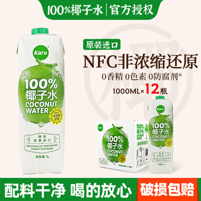 越南进口椰子汁纯椰1L