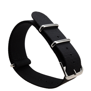 代用Briston周冬雨同款手表带20mm经典绿色布里斯顿男女运动尼龙