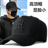 帽子男大头围高顶潮牌棒球帽显脸小宽檐大脸夏季 大码 防晒鸭舌帽女