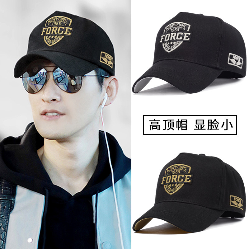 春夏天优质高顶帽男士韩版休闲春季棒球帽潮时尚显瘦货车帽鸭舌帽