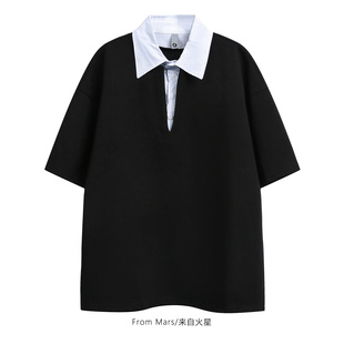 From Mars Immediately Tianqing loose short-sleeved T-shirt