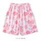 From 宽松休闲ins 粉色甜酷兔子花朵满印沙滩短裤 Mars 探出小脑袋