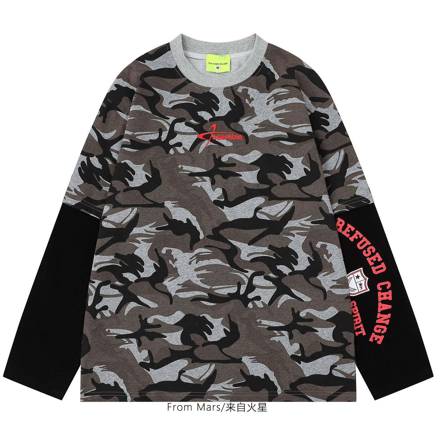 From Mars  Positive and upward loose long-sleeved T-shirt,服饰配件/皮带/帽子/围巾,腰带/皮带/腰链,淘宝优惠券,粉丝福利购,淘宝优惠卷