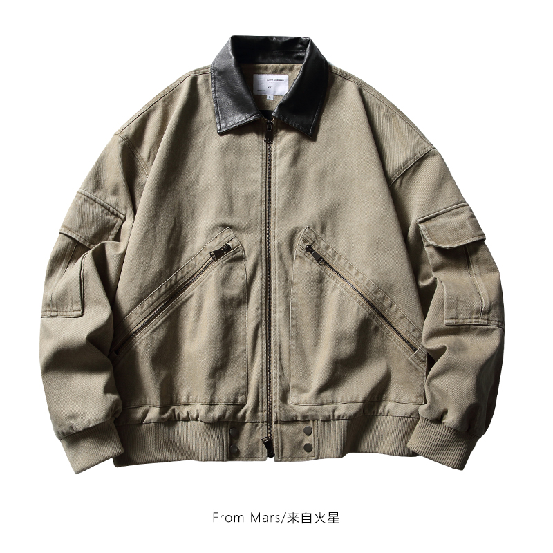 设计感宽松百搭男女夹克外套