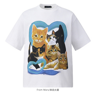 FromMars Short-sleeved T-shirt mistakenly entered Cat Castle