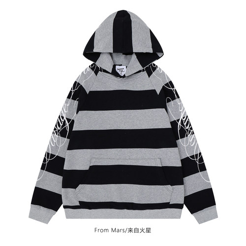 美好的十月宽松连帽卫衣男女BF