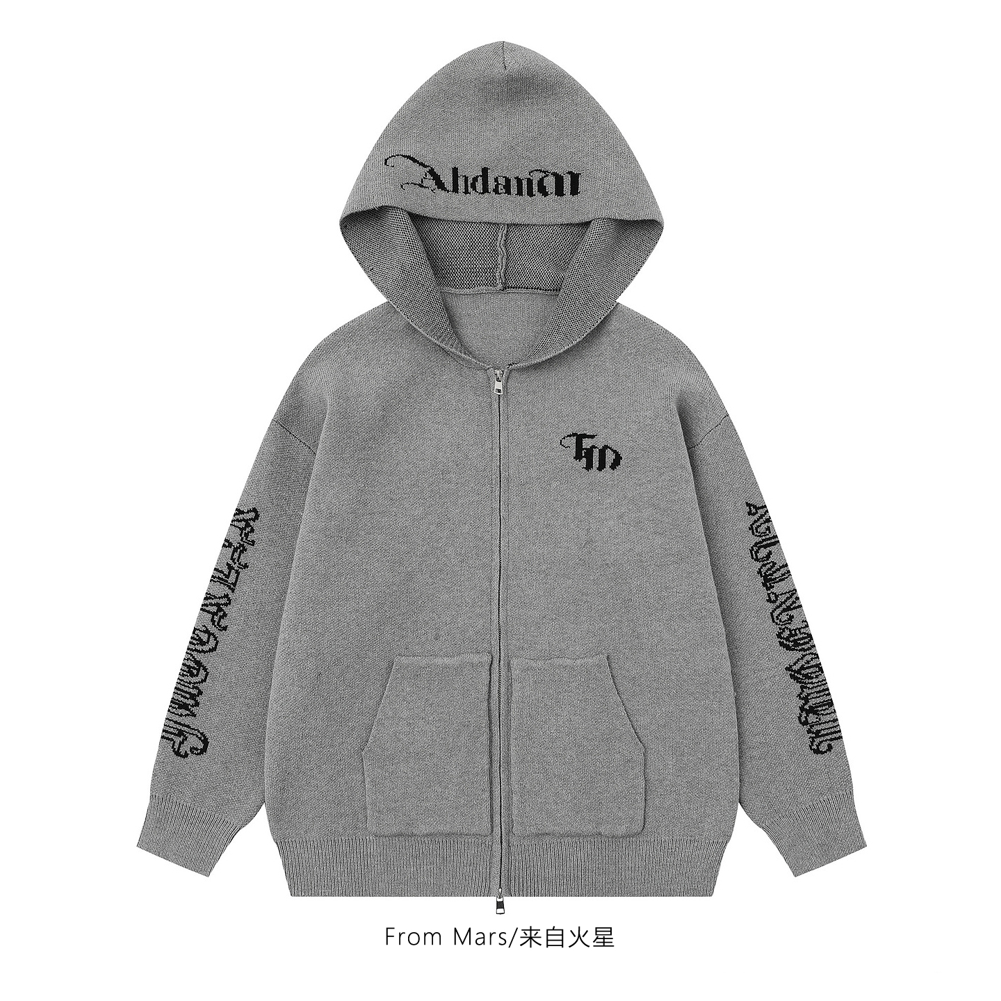 签收日常休闲连帽针织衫毛衣