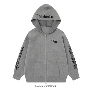 for daily jacquard From casual Sign loose sweater Mars