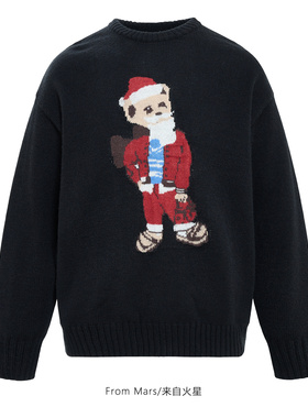 From Mars Send gifts loose round neck sweater pullover
