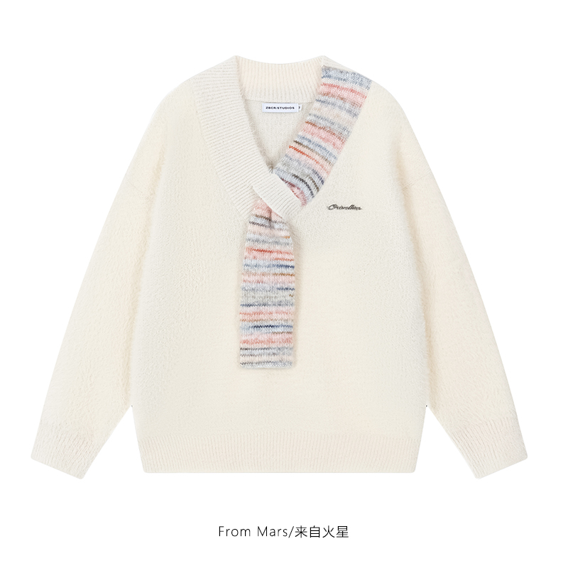 设计感女装宽松百搭柔软毛衣