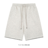 高街复古宽松抽绳设计感宽松运动男女短裤 没有尽头 夏 Mars From