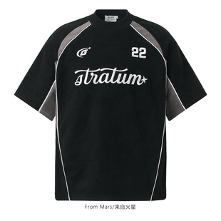 FromMars New New Year's Eve Embroidery short-sleeved T-shirt