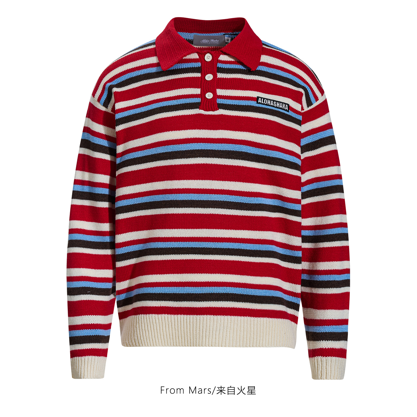 一件条纹百搭针织衫毛衣