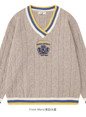 From Mars That makes sense. V-neck sweater, loose sweater.