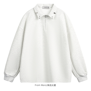 Mars Hoodie Unparalleled Collar Versatile Flip From