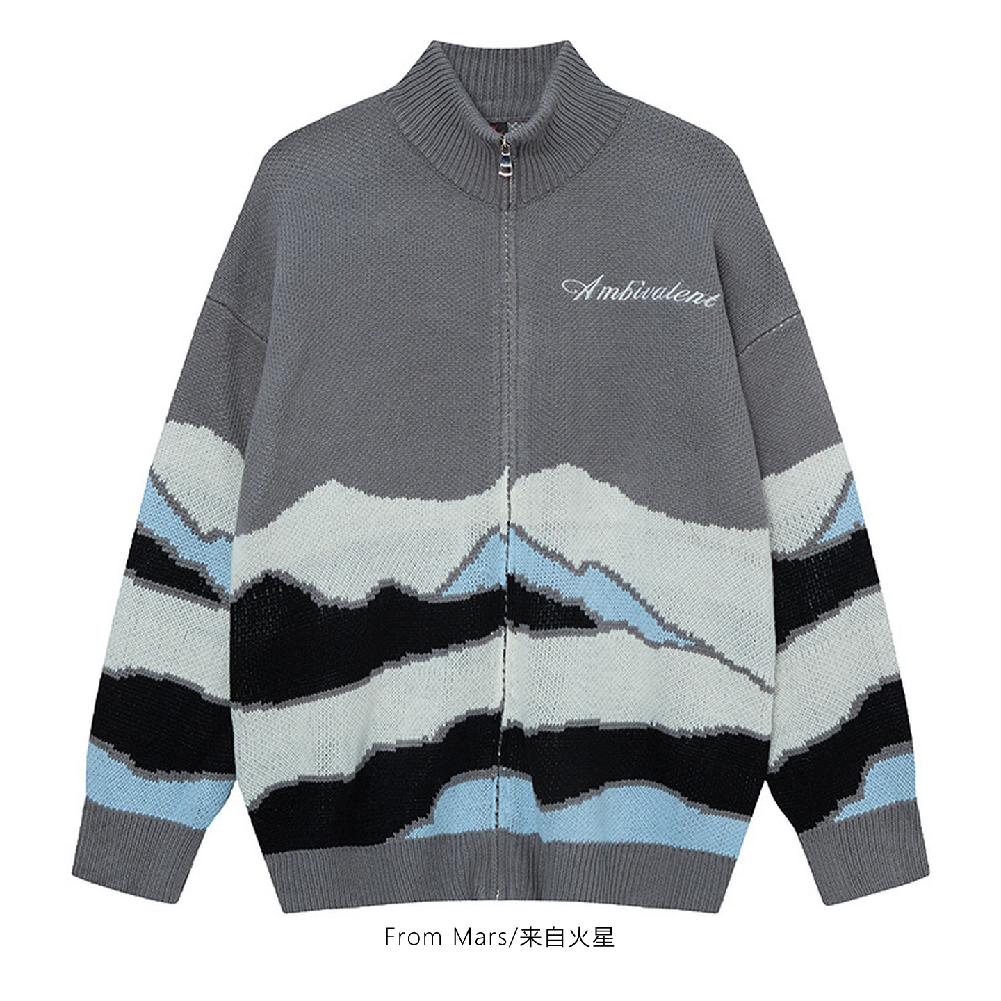 独处相安开衫宽松女毛衣外套BF