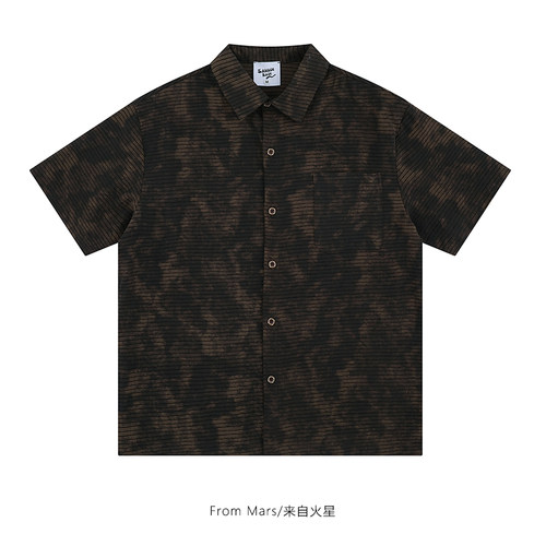 慵懒宽松百搭休闲短袖衬衫BF