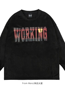 From Mars Continuously improve loose long-sleeved sweaters