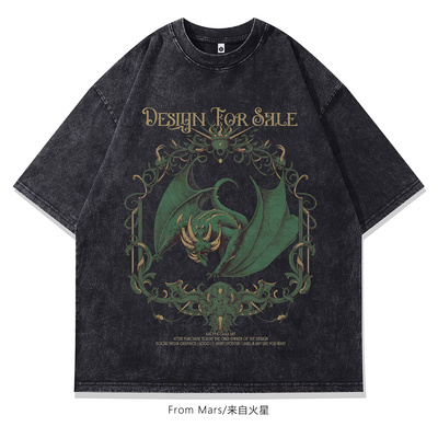 酷的事情宽松圆领短袖T恤潮牌