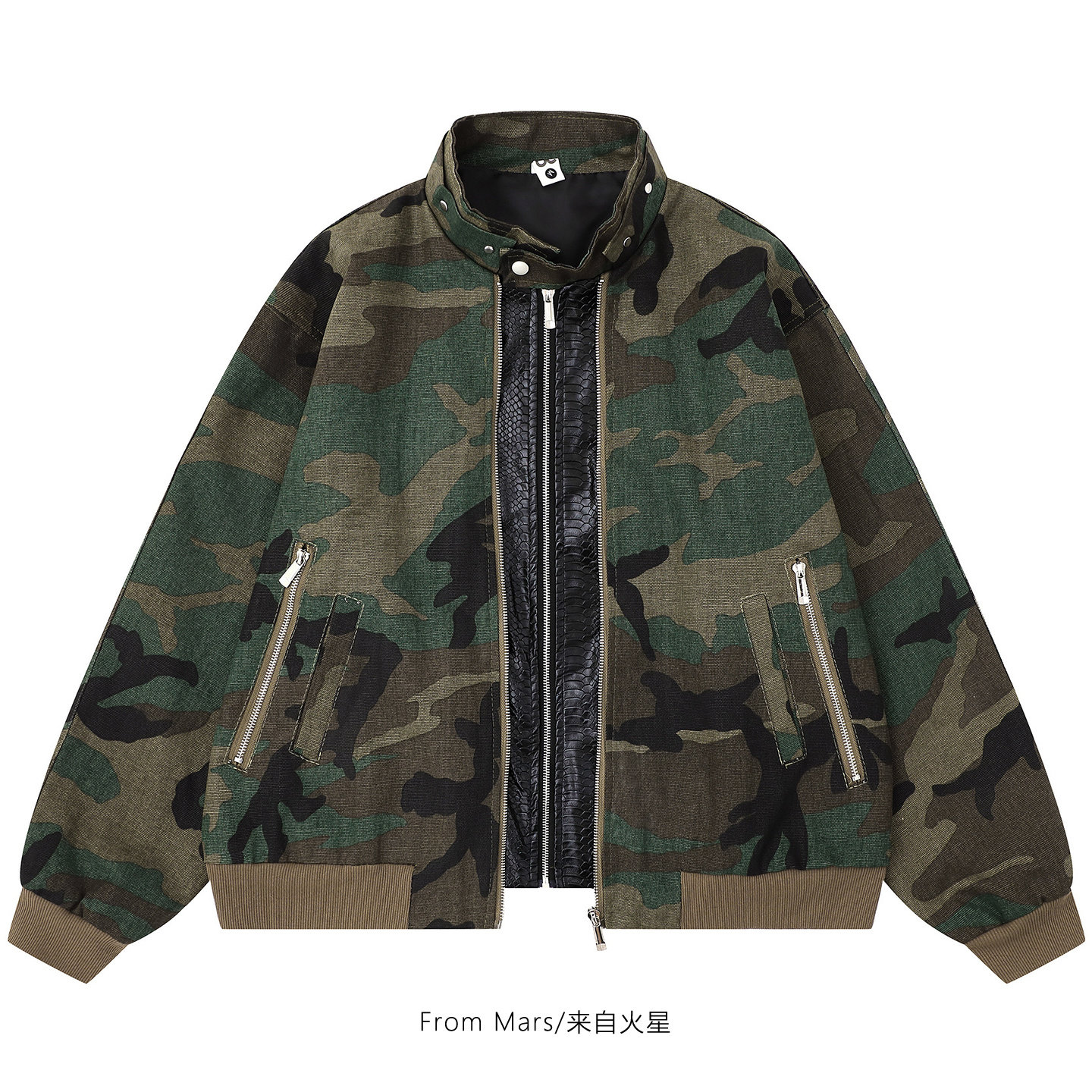 日常出街宽松立领休闲夹克外套