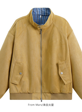 From Mars Reunion after a long separation,retro loose jacket