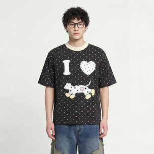 From Mars Be more paranoid and loose short-sleeved T-shirt