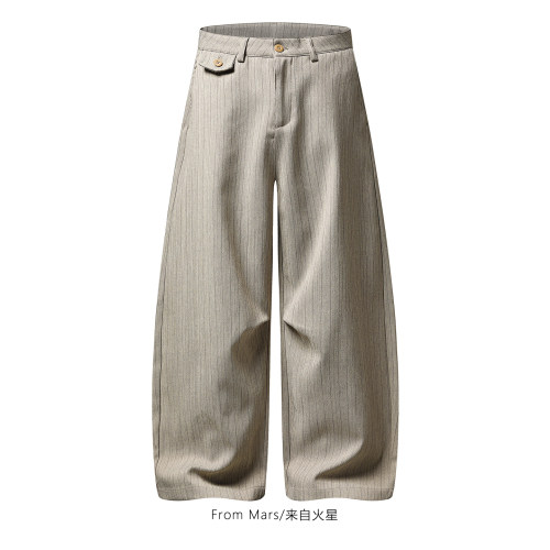 简约耐看夏季直筒阔腿休闲裤