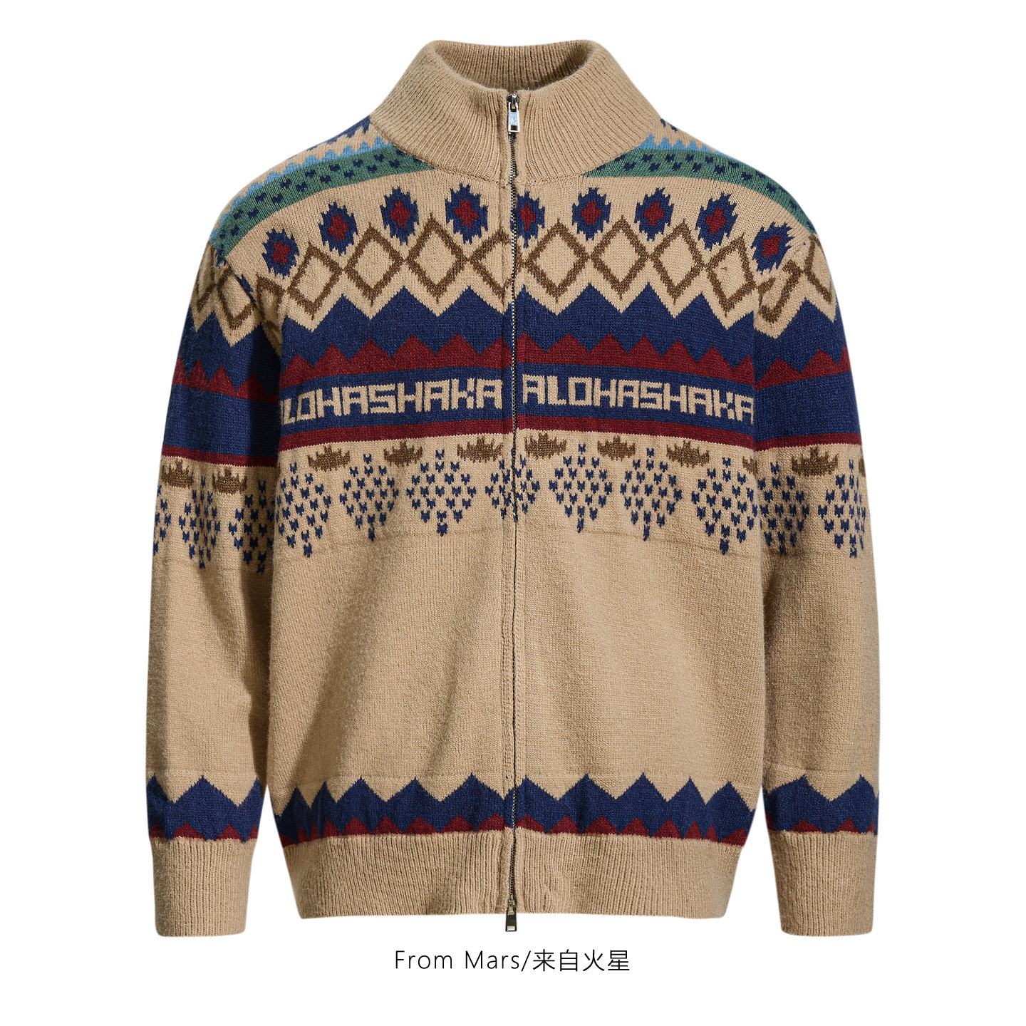 休闲文艺感费尔岛针织衫毛衣