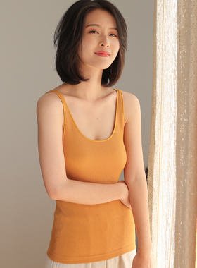 【清仓】有致保暖背心女薄款毛圈美体莫代尔棉秋冬季内穿打底内衣