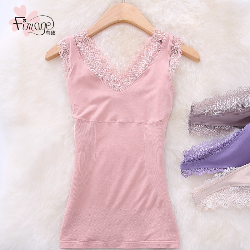 有致保暖背心女甜美紧身塑身美体