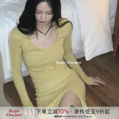 高配比毛织冬季保暖质感连衣裙