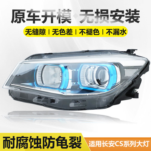 适用于长安cs75大灯总成CS55