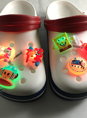 正品led亮灯系列书包防水鞋扣