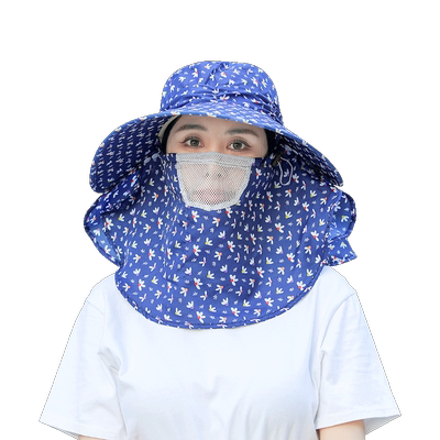 防晒帽夏天女大帽檐防紫外线