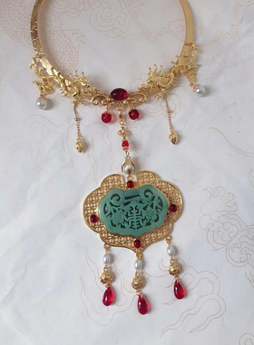 女合金古装汉服配饰璎珞项圈