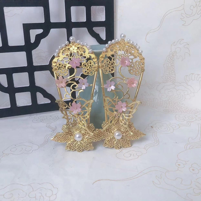 发夹合金古风兔耳可爱百搭发饰
