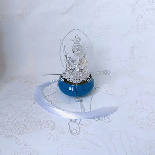 栖鸾庭 古风男女束发流苏额饰发冠发簪汉服仙气穗子头冠饰品