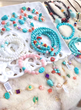 直播捡漏水晶玛瑙月光石手链