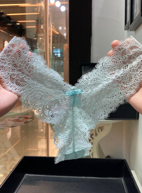 性感蕾丝低腰宽T裤无痕薄款女内裤夏季丁字裤诱惑