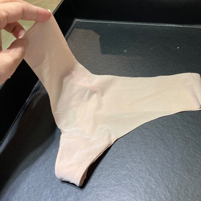 超薄柔滑肤色一片式无痕裤激情