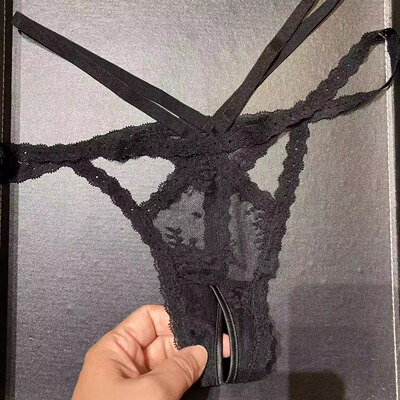 女丁字裤镂空开裆低腰透气