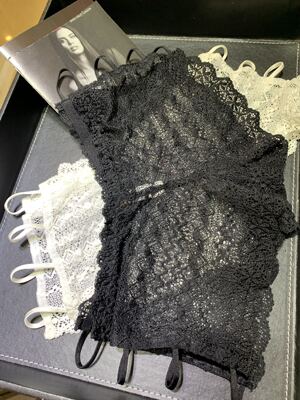 法式性感蜜桃臀蕾丝平角女透明白色可爱黑色提臀低腰内裤