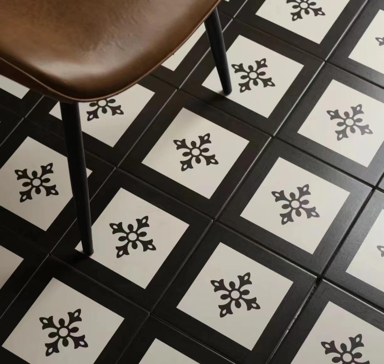 承欢记同款花砖200X200老上海怀旧风格全瓷地砖客餐厅拼花地板砖