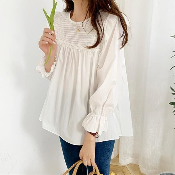 출산복 봄 가을 신상 온라인 연예인 패션 한국식 긴팔 루즈핏은 임신을 보여주지 않고 초가을 옷차림을 가리는다